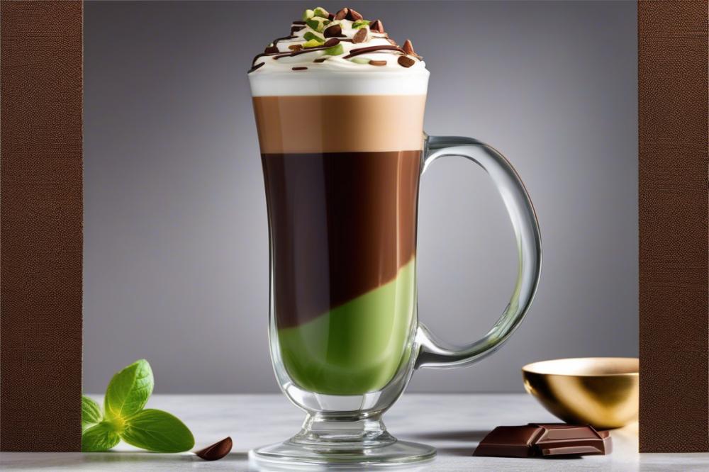 Indulge In The Rich Flavors: Exploring The Layers Of Chocolate Pistachio Latte